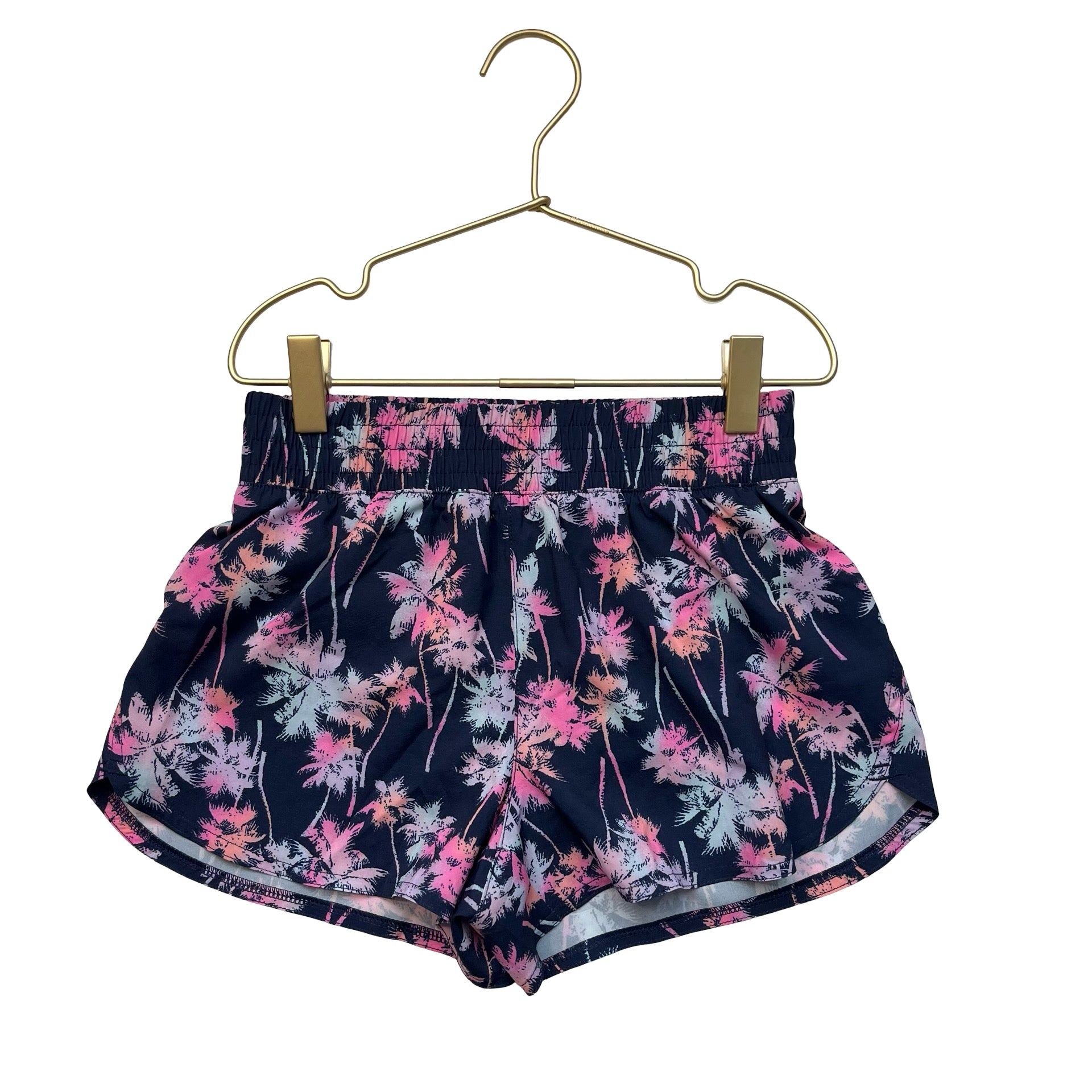 Gap Kids Navy Palm Tree Print Athletic Shorts - Size M 8