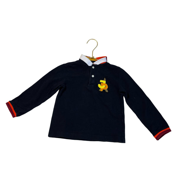 Jacadi Navy Polo Shirt - Size 4A