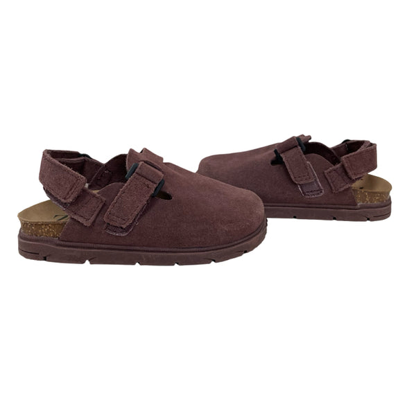 Zara Brown-Plum Clogs - Size 22 (6)