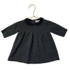 Play Up Black & White Pattern Knit Collar Dress - Size 6 Mo
