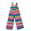 Obermeyer Colorful Striped Snow Bib - Size 4