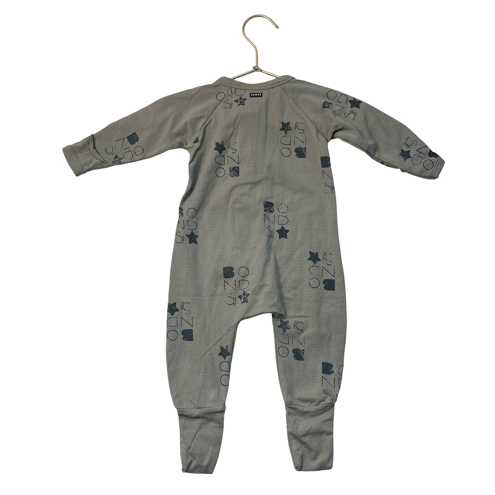 Bonds Wondercool Wondersuit Olive One-Piece - Size 3-6 Mo