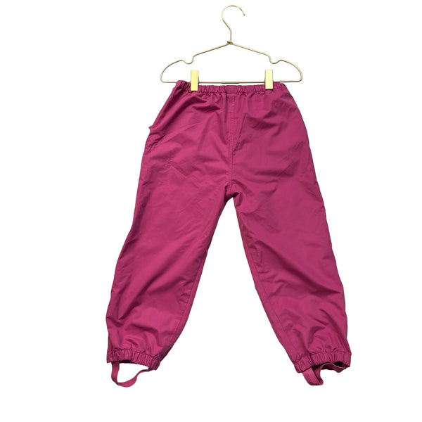 JoJo Maman Raspberry Pink Rain Pants - Size 4-5
