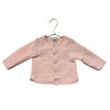 Petit Bateau Light Pink Quilted Snap Cardigan - Size 18 Mo
