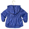 OshKosh Fleece-Lined Purple Hooded Windbreaker Jacket - Size 24 Mo