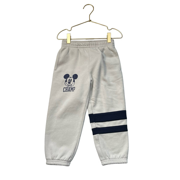 Baby Gap x Disney Ivory Mickey Mouse 'Champ' Joggers - Size 3