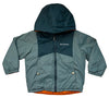 Columbia Teal & Orange Reversible Hooded Jacket - Size 3