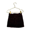DL 1961 Burgundy Velvet 'Jenny' Skirt - Size 3
