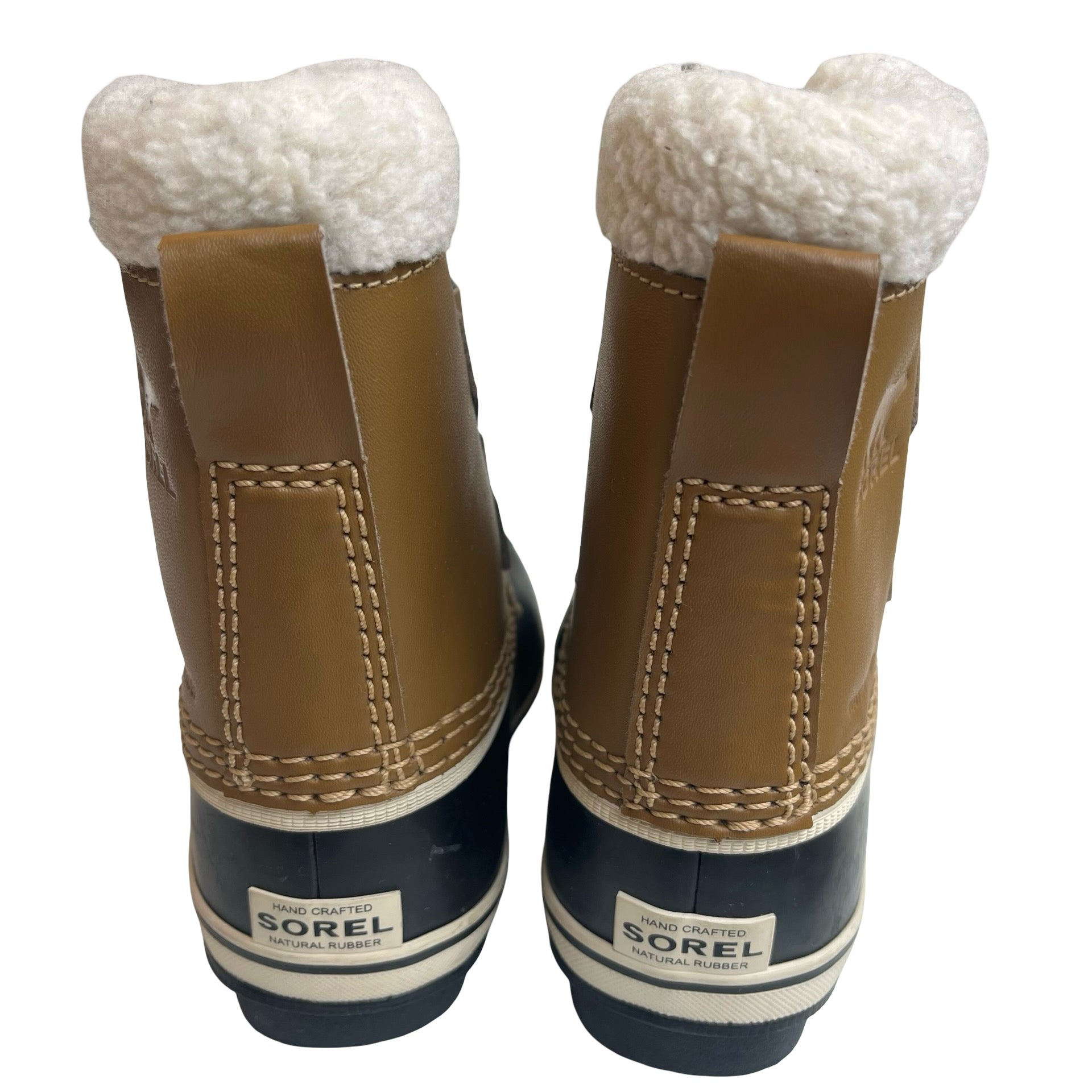 Sorel Brown & Black Winter Boots - Size 8