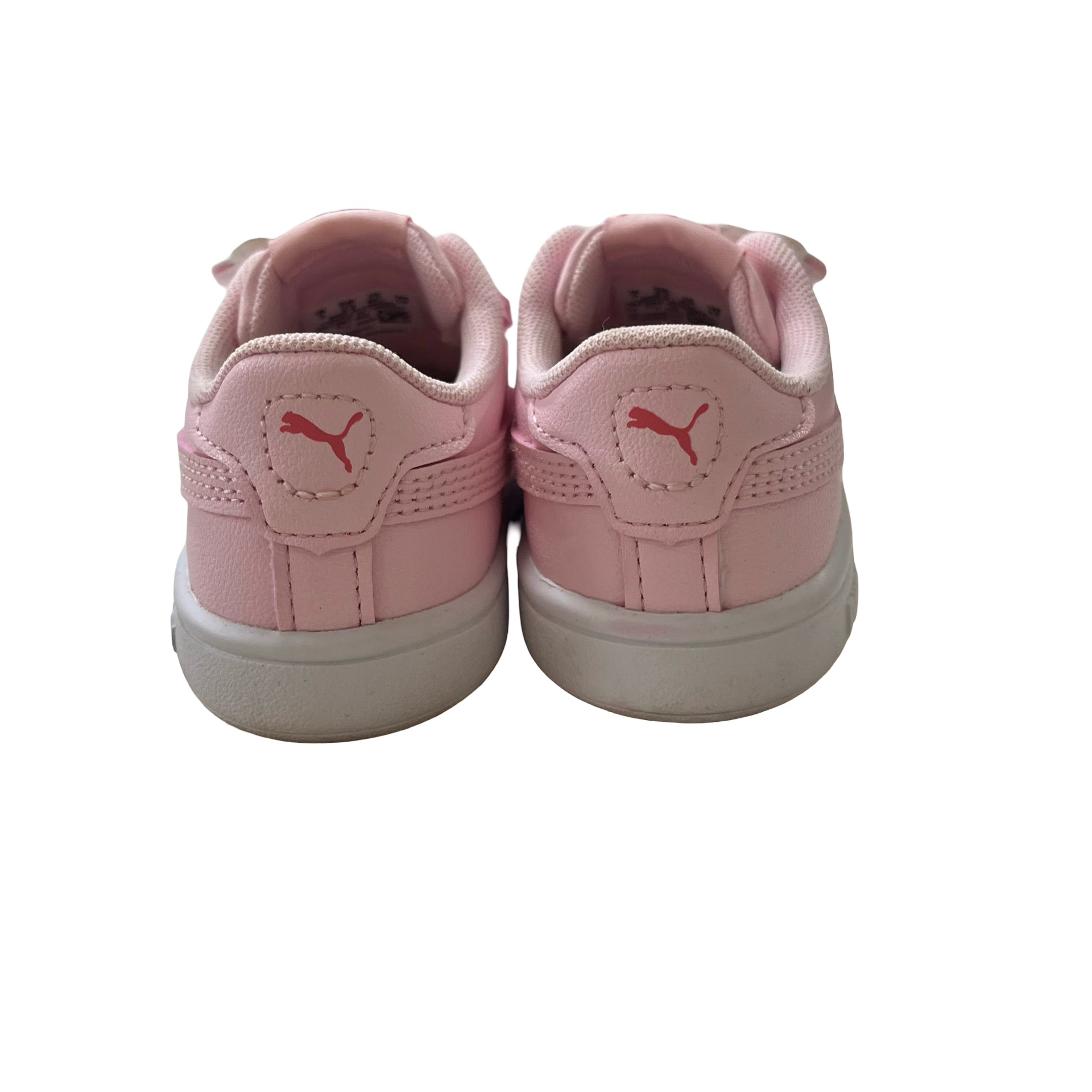 Puma Pink Velcro Sneakers - Size 6C