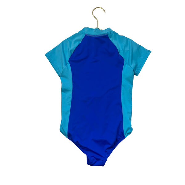 Lands' End Blue Swim Suit - Size S 6-7