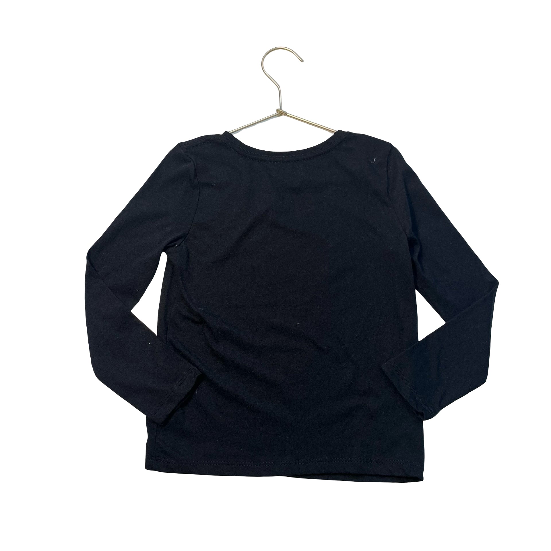 Old Navy Black Heart Pocket Shirt - Size S 6-7