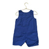 Classic Whimsy Blue Apple Applique Romper - Size 2