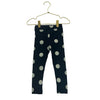 Zara Black & Ivory Polka Dot Leggings - Size 3