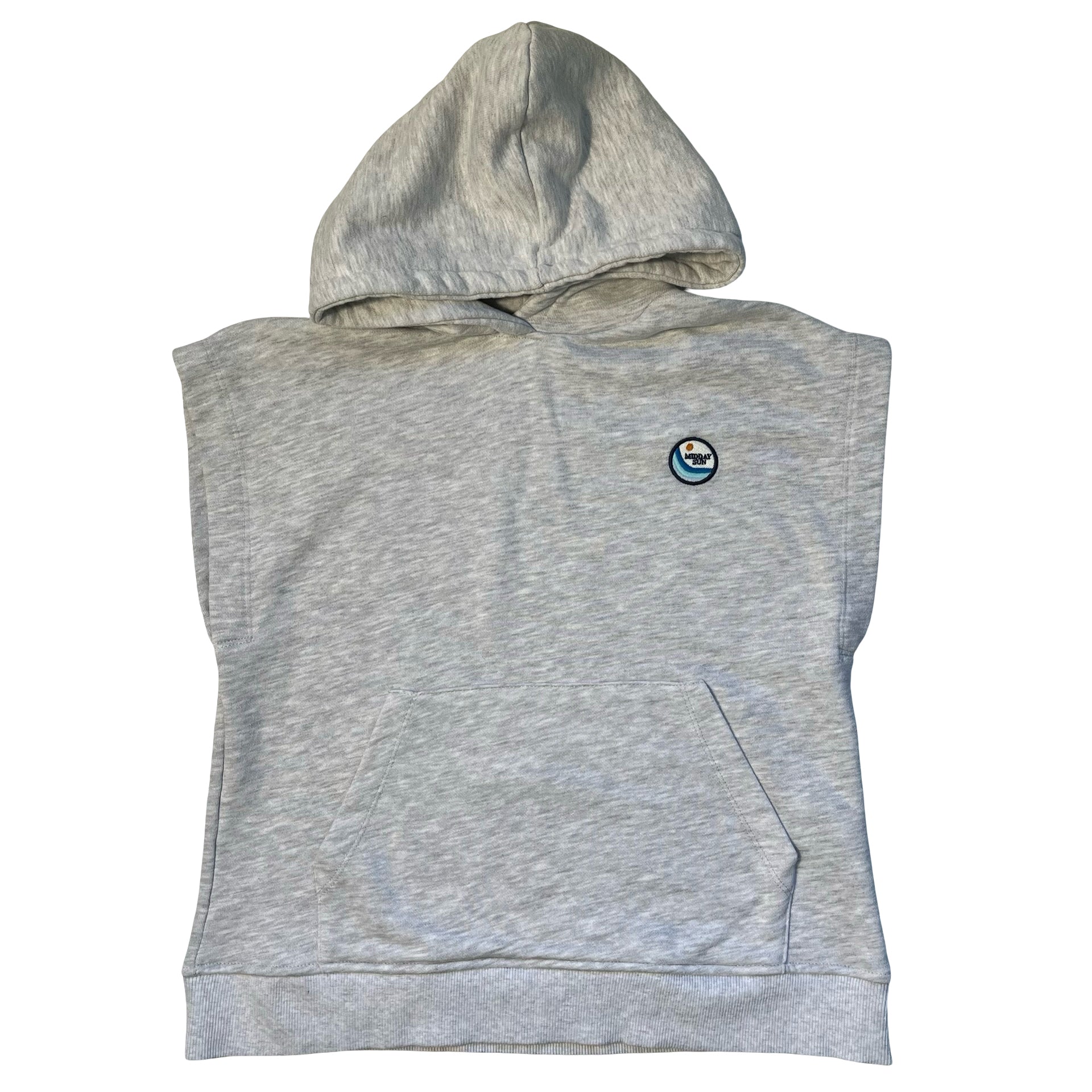 Zara Gray Hooded Sleeveless Sweatshirt - Size 9-10