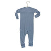 Mori Blue Waffle One-Piece PJs - Size 9-12 Mo