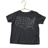 Counter Couture Dark Gray NJ Heart Tee - Size 2T