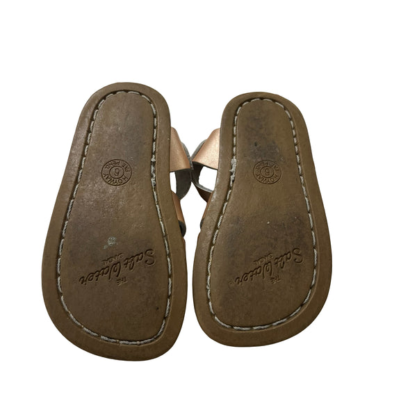Salt Water Copper Metallic Sandals - Size 6
