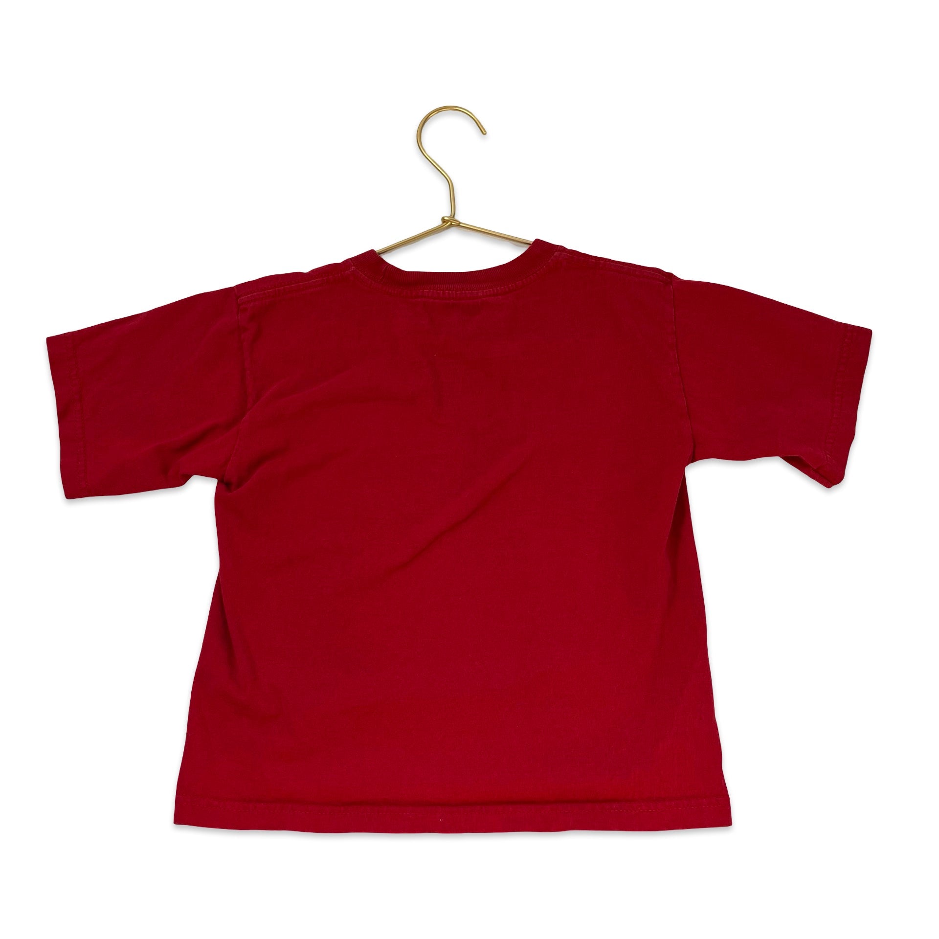 DC Comic Red, Yellow & Ivory Flash Vintage Style Short Sleeve T-Shirt - Size 4/5 - Bounce Mkt