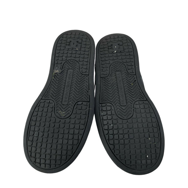 DC Shoes Black Splatter Pattern Sneakers - Size 2.5Y Big Kid - Bounce Mkt