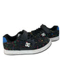 DC Shoes Black Splatter Pattern Sneakers - Size 2.5Y Big Kid - Bounce Mkt