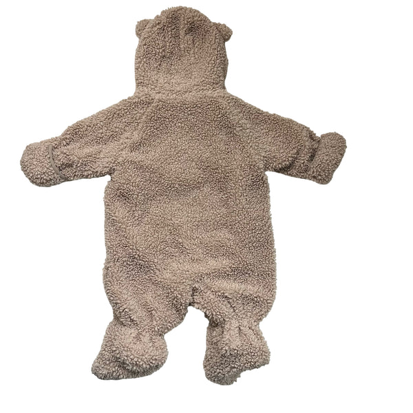7 A.M. Enfant Tan Sherpa Bunting - Size 3-6 Mo