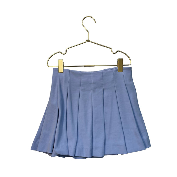 Zara Periwinkle Blue Pleated Skirt - Size 9