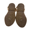 Joules Silver & Tan Sandals - Size 10