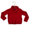 Janie and Jack Red Shawl-Neck Cable Knit Sweater - Size 12-18 Mo