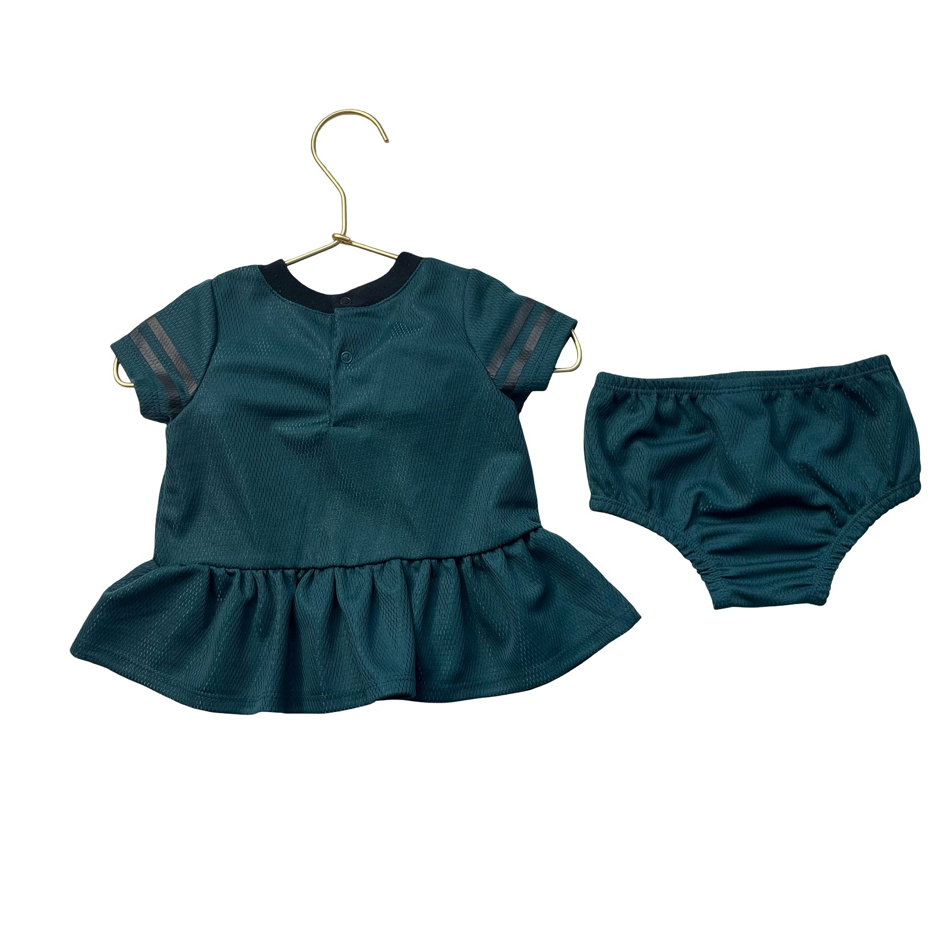 NFL Philadelphia Eagles Green Dress & Bloomers - Size 0-3 Mo