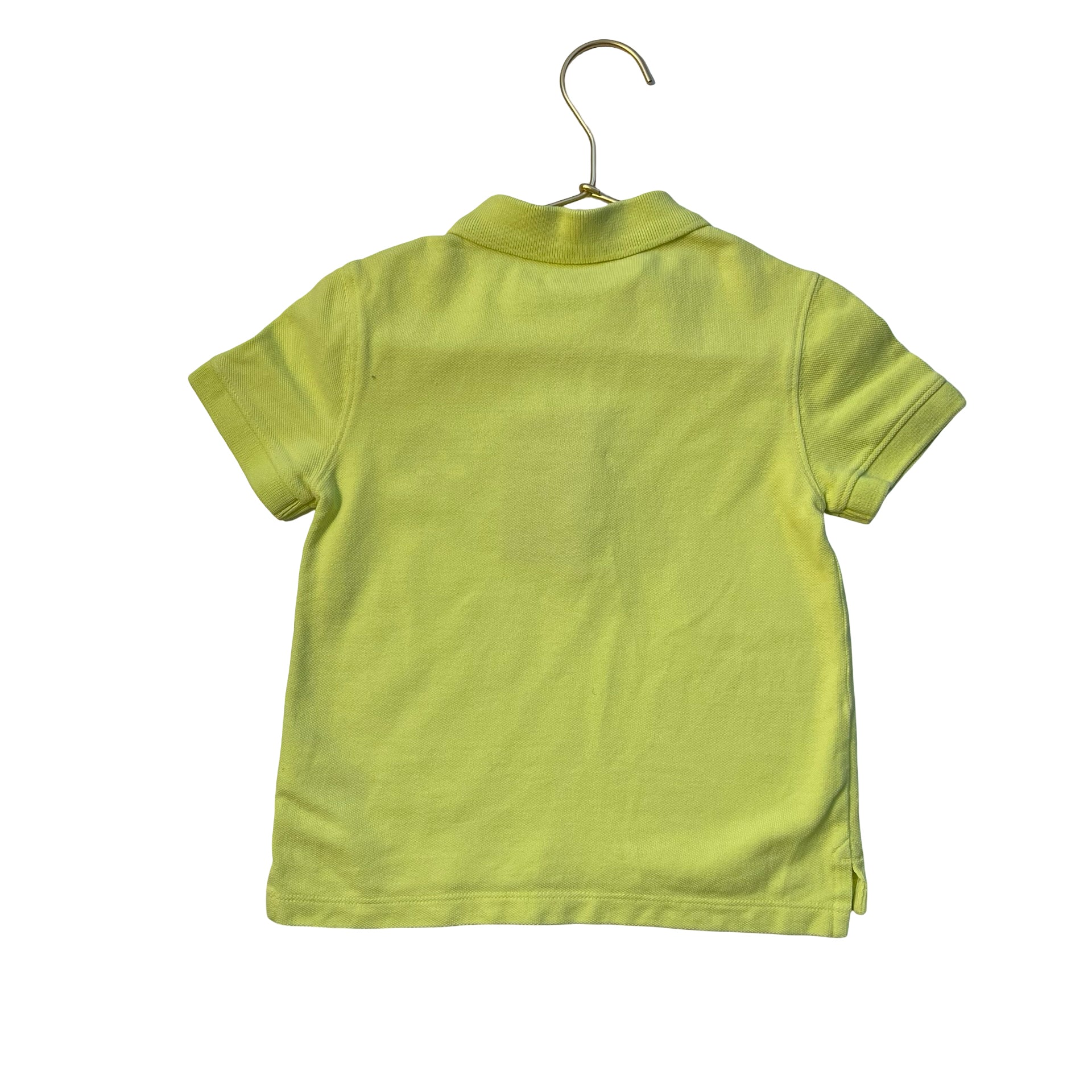 Baby Gap Lime Yellow Mickey Mouse Polo Shirt - Size 4