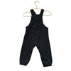 Fred & Flo Dark Gray Overalls - Size 9-12 Mo