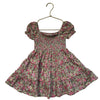 Ralph Lauren Pink, Flower, Green Floral Smocked Dress - Size 18 Mo