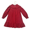 Zara Red Plaid Smocked Dress - Size 9