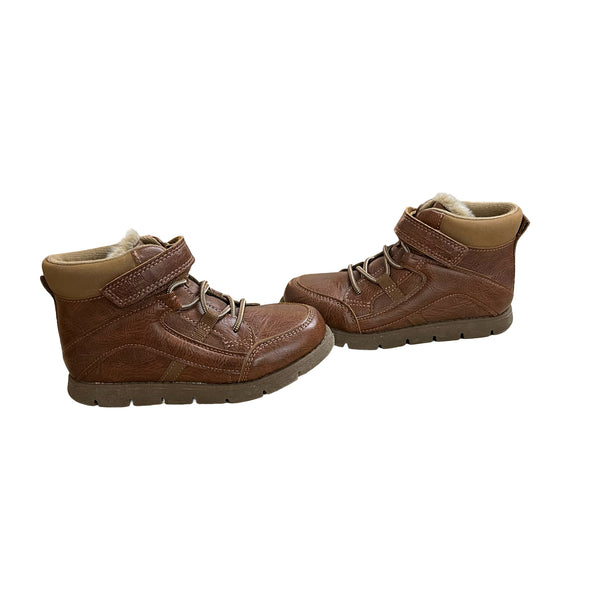 OshKosh Brown Faux Leather Boots - Size 11