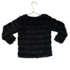 Appaman Black Eyelash Sweater - Size 4T