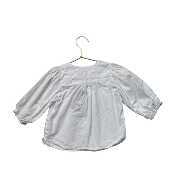 Pink Chicken White Blouse - Size 4Y