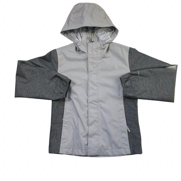North Face Gray Hooded Windbreaker Rain Jacket - Size XS 6
