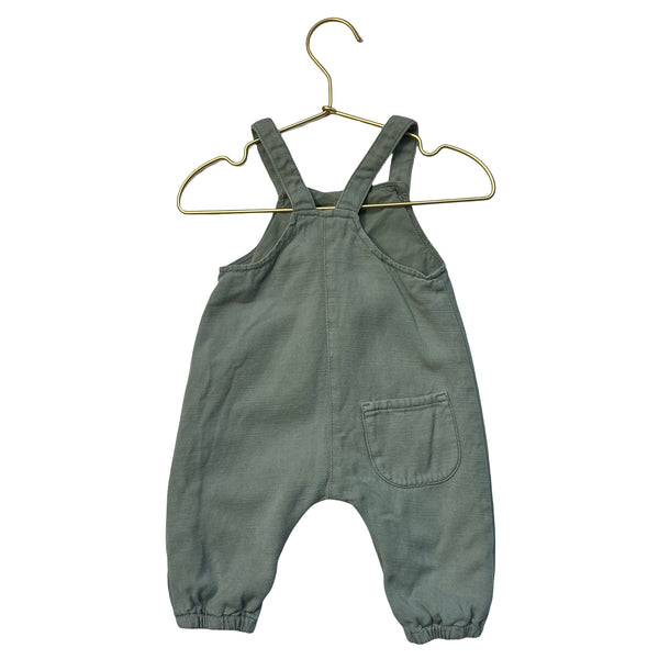 Zara Sage Green Overalls - Size 3-6 Mo