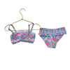 Feather 4 Arrow Flower Print Bikini Swim Suit - Size 3T