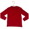 Polo Ralph Lauren Red Henley Shirt - Size 5