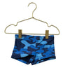 Primary Blue Camo Swim Suit - Size 2-3 Mo
