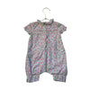 M. Ferrari Pink, Blue, Green Floral Romper - Size 6 Mo