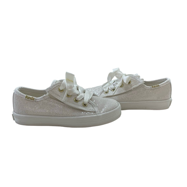 Keds Ivory Glitter Sneakers - Size 7.5