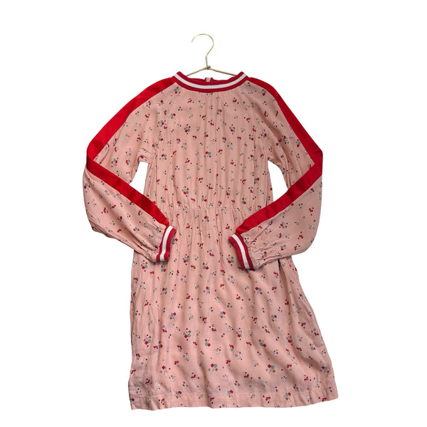 Boden Pink & Red Floral Dress - Size 8-9Y