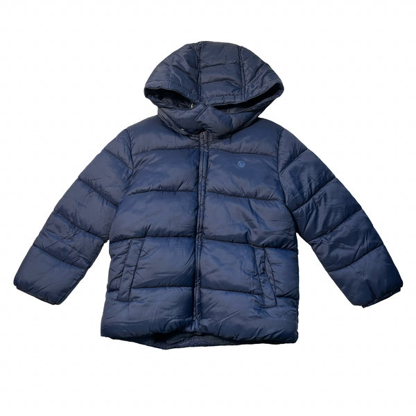 Mayoral Navy Puffer Hooded Winter Jacket - Size 4