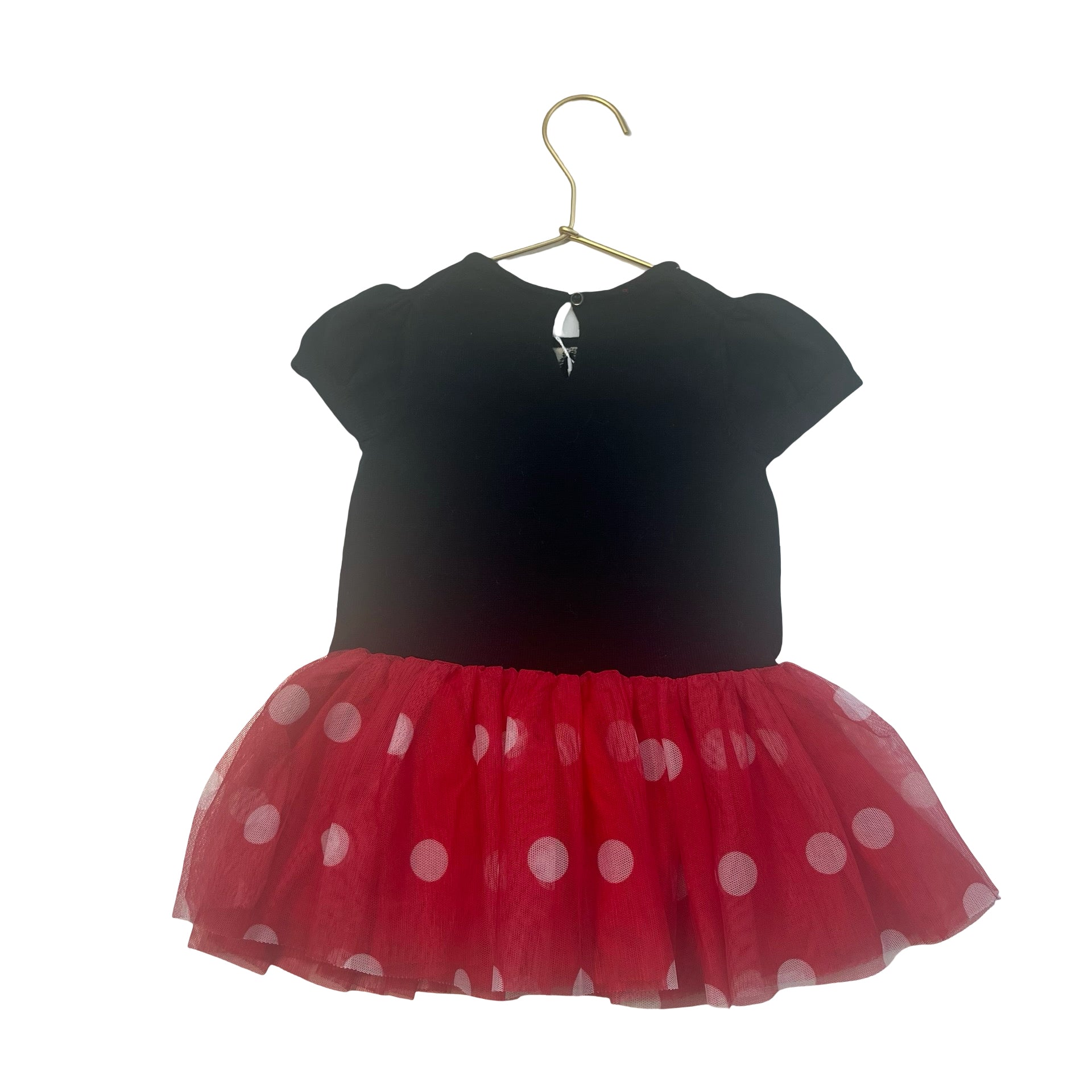 Baby Gap x Disney Minnie Black Knit & Red Tulle Dress - Size 12-18 Mo