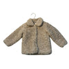 H&M Tan Faux Fur Jacket - Size 2T