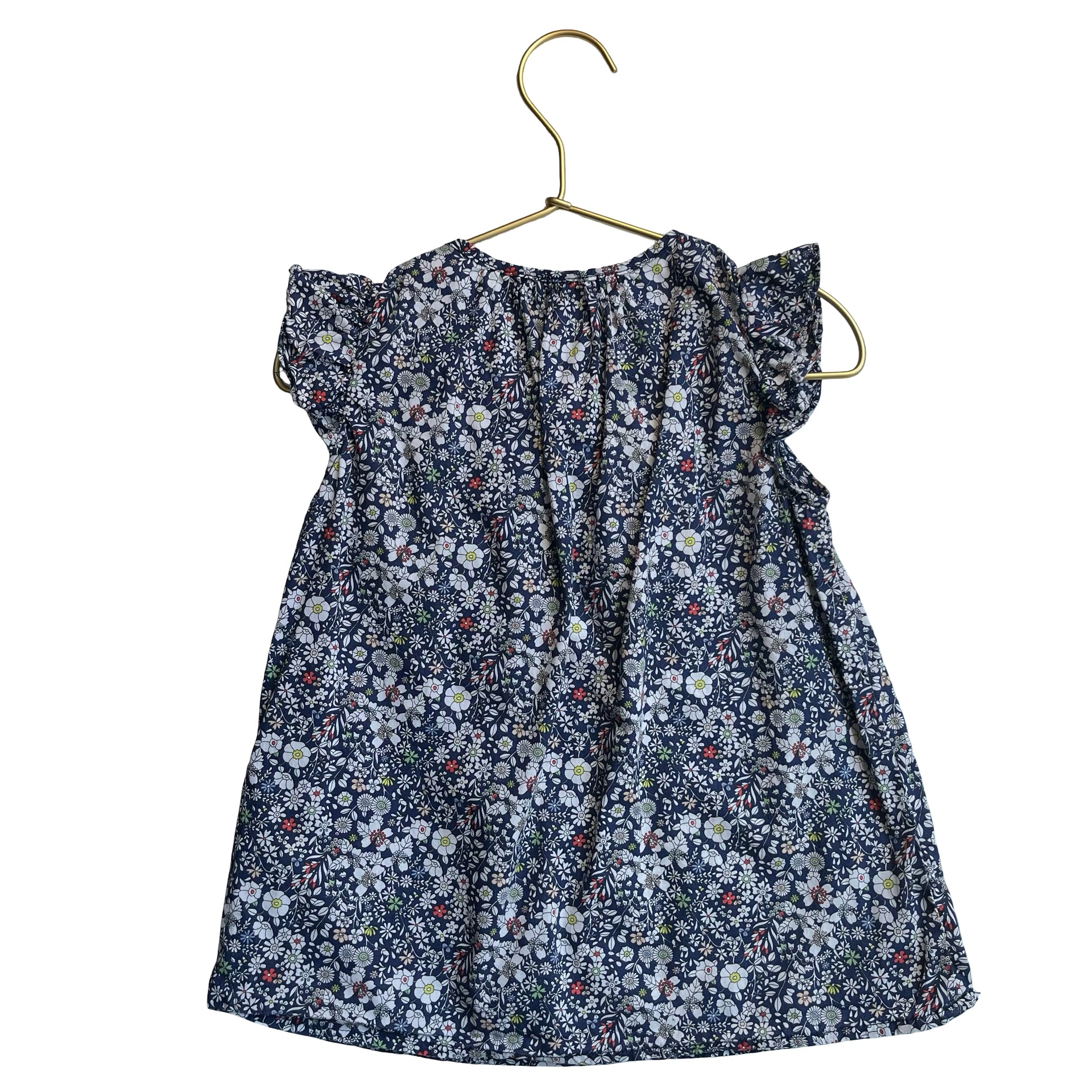 Neige Navy Floral Blouse - Size 5