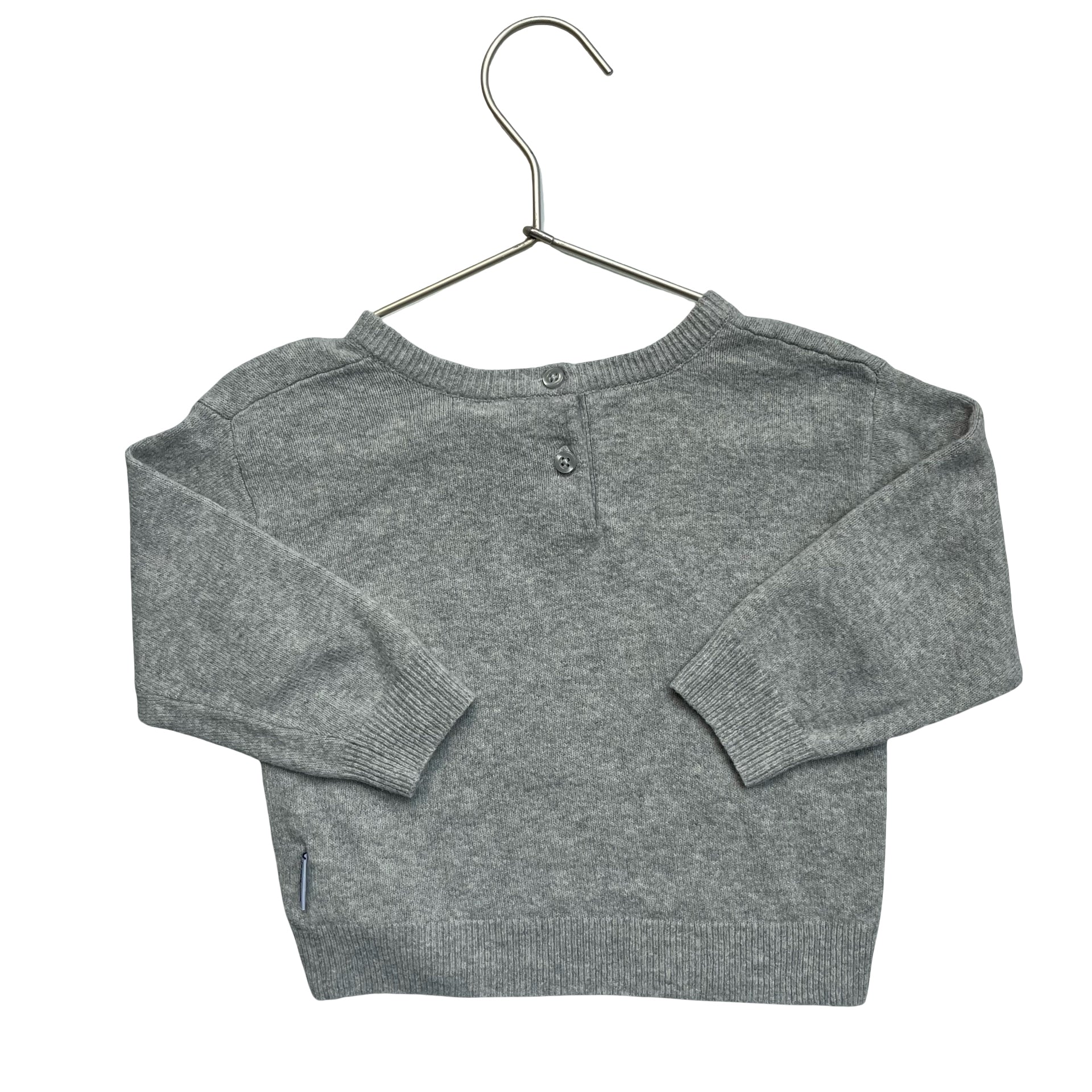 Baby Gap x Smiley World Gray Sweater - Size 12-18 Mo